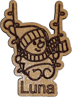 Magnet - Bonhomme de neige personnalisable